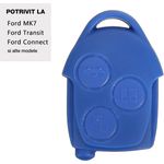 Auto si Moto - Electronice auto - Accesorii electronice auto - Carcasa Cheie Auto Techstar pentru Ford Transit, Transit Connect, MK7 - cu 3 Butoane si Fara Lama - Infinity.ro