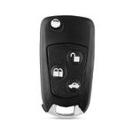Auto si Moto - Electronice auto - Accesorii electronice auto - Carcasa Cheie Auto Techstar® Ford Mondeo, Fiesta, Focus, Galaxy, Kuga, C-Max, 3 Butoane - Infinity.ro