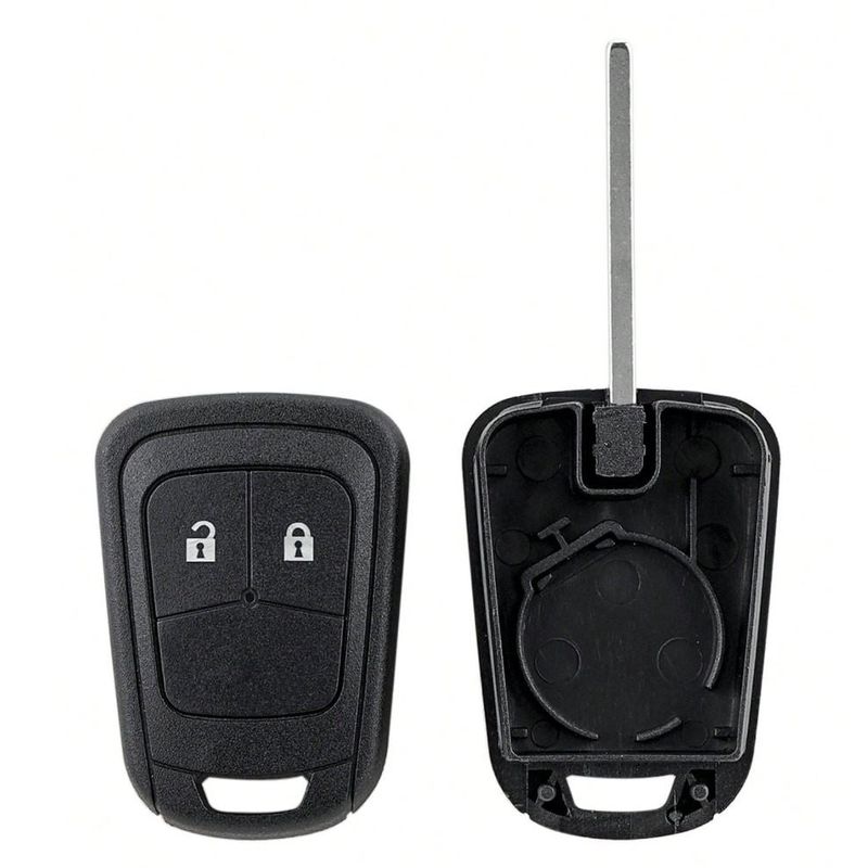 Auto si Moto - Electronice auto - Accesorii electronice auto - Carcasa Cheie Auto Techstar® cu 2 Butoane pentru Opel Astra J, Insignia A, Corsa E, Mokka, Zafira C, Meriva B, Adam - Infinity.ro