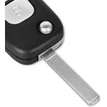 Auto si Moto - Electronice auto - Accesorii electronice auto - Carcasa Cheie Auto Techstar pentru Renault Kangoo, Clio, Twingo - 2 Butoane - Infinity.ro