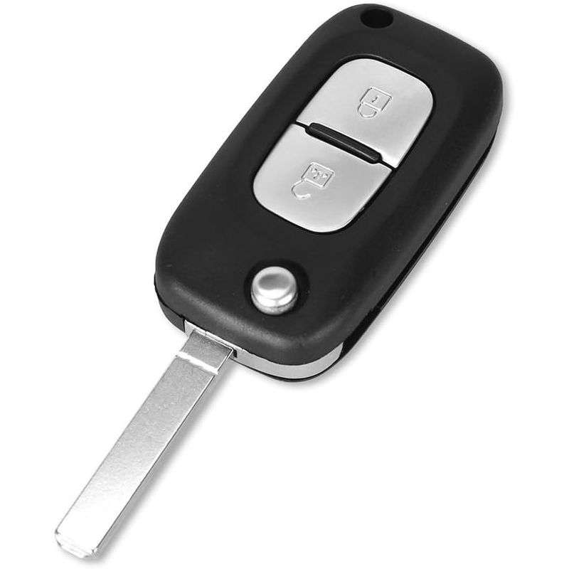 Auto si Moto - Electronice auto - Accesorii electronice auto - Carcasa Cheie Auto Techstar pentru Renault Kangoo, Clio, Twingo - 2 Butoane - Infinity.ro