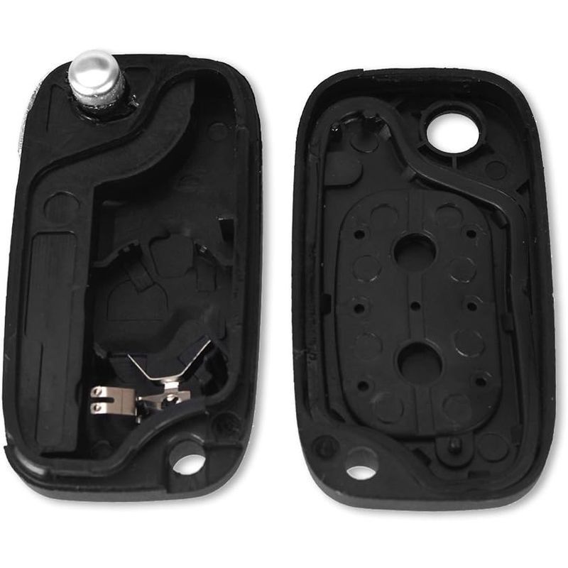 Auto si Moto - Electronice auto - Accesorii electronice auto - Carcasa Cheie Auto Techstar pentru Renault Kangoo, Clio, Twingo - 2 Butoane - Infinity.ro