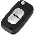 Auto si Moto - Electronice auto - Accesorii electronice auto - Carcasa Cheie Auto Techstar pentru Renault Kangoo, Clio, Twingo - 2 Butoane - Infinity.ro