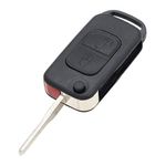 Auto si Moto - Electronice auto - Accesorii electronice auto - Carcasa Cheie Auto Tip Briceag Techstar® pentru Mercedes-Benz W168, W124, W202, W210, W211, W203, C-Class, E-Class - Infinity.ro