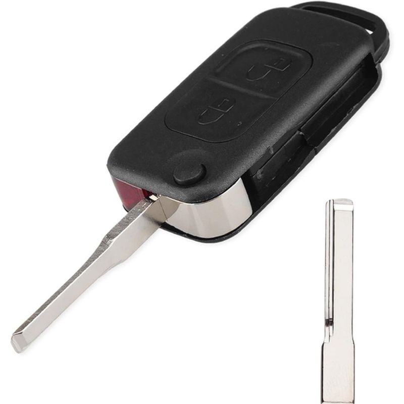 Auto si Moto - Electronice auto - Accesorii electronice auto - Carcasa Cheie Auto Tip Briceag Techstar® pentru Mercedes-Benz W168, W124, W202, W210, W211, W203, C-Class, E-Class - Infinity.ro