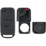 Auto si Moto - Electronice auto - Accesorii electronice auto - Carcasa Cheie Auto Tip Briceag Techstar® pentru Mercedes-Benz W168, W124, W202, W210, W211, W203, C-Class, E-Class - Infinity.ro