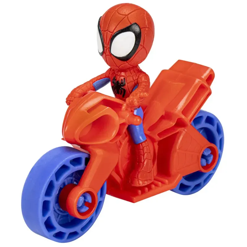 Jucarii, Copii si Bebe - Jucarii si jocuri - Figurine - Spiderman set motocicleta si figurina spidey 6cm - Infinity.ro