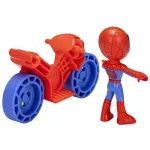 Jucarii, Copii si Bebe - Jucarii si jocuri - Figurine - Spiderman set motocicleta si figurina spidey 6cm - Infinity.ro