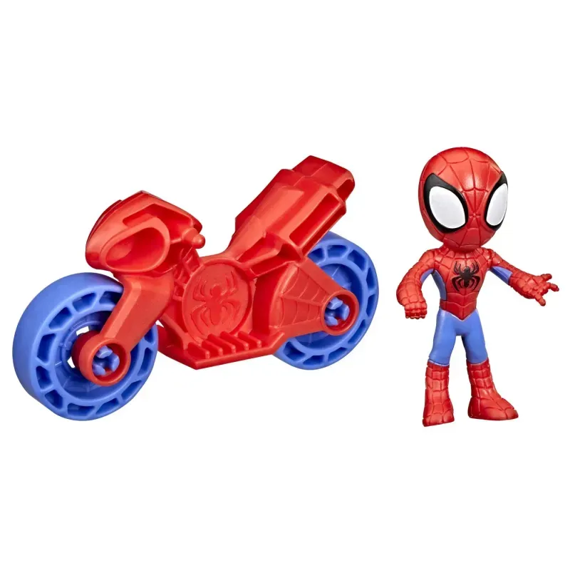 Jucarii, Copii si Bebe - Jucarii si jocuri - Figurine - Spiderman set motocicleta si figurina spidey 6cm - Infinity.ro
