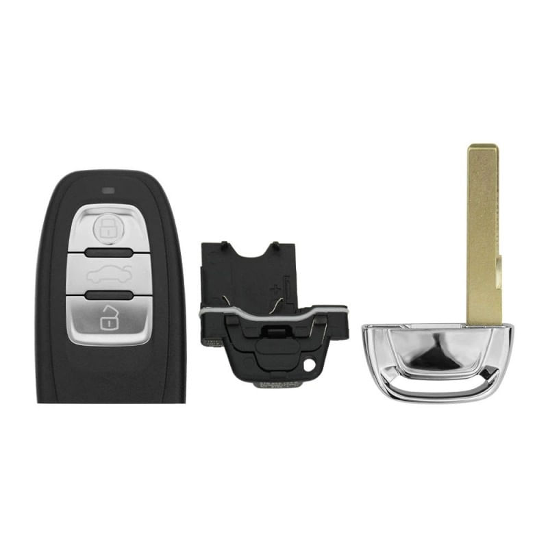 Auto si Moto - Electronice auto - Accesorii electronice auto - Carcasa Cheie Auto Techstar® Audi A4L, A6L, A5, A6, A7, A8, Q5, Q7, S4, S5, S6, 3 Butoane - Infinity.ro