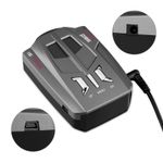 Auto si Moto - Electronice auto - Statii radio si detectoare radar - Detector Radar Auto Techstar® V9, Laser, Alerta Voce, Sistem Alarma Viteza, K Band, Ka Band - Infinity.ro