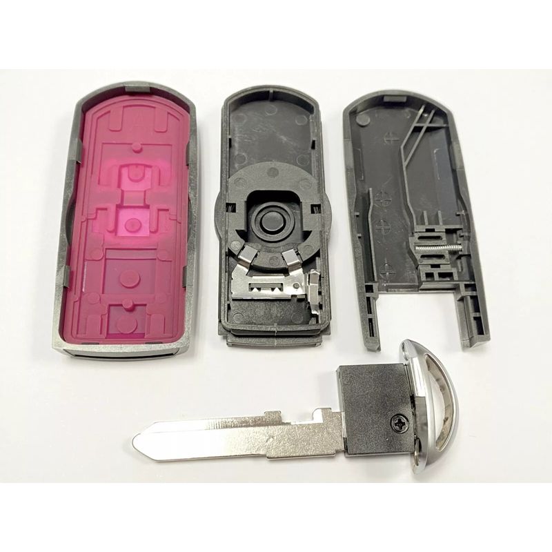 Auto si Moto - Electronice auto - Accesorii electronice auto - Carcasa Cheie Auto Techstar®, Compatibila Mazda 2, 3, 5, 6, CX-3, CX-5, CX-7, CX-9, Lamela Canelura Dreapta, 3 butoane - Infinity.ro