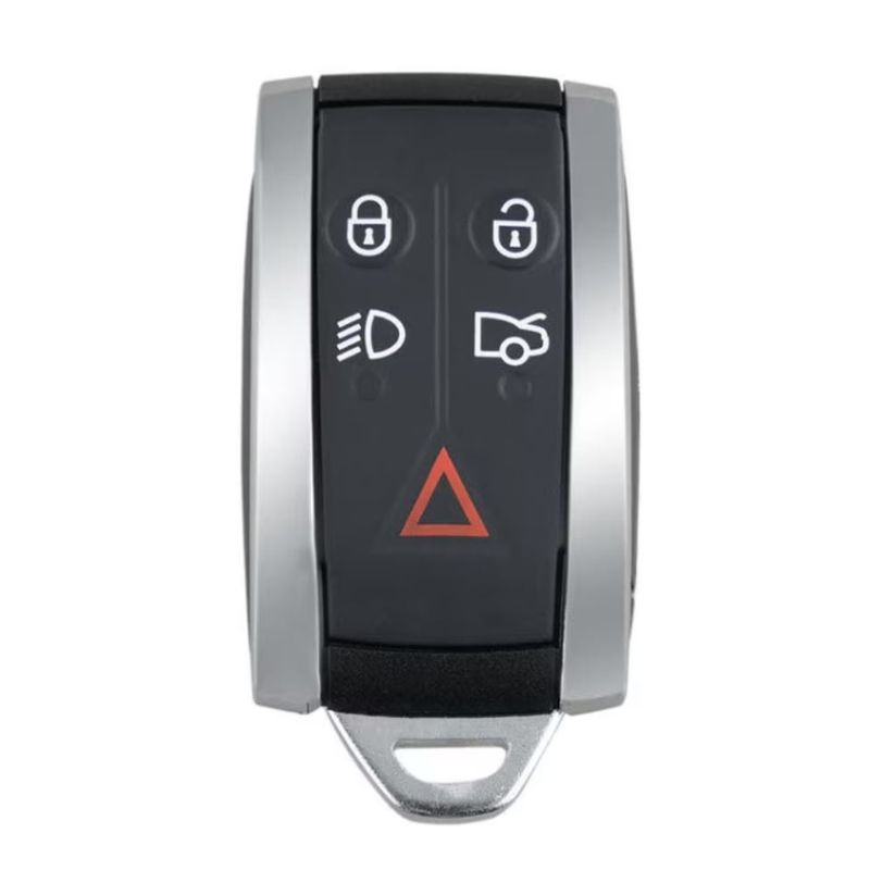 Auto si Moto - Electronice auto - Accesorii electronice auto - Carcasa Cheie Auto Jaguar cu 5 butoane, Compatibila modelele Jaguar XF, XFR, XK, XKR, X-Type, S-Type, 2006-2015 - Infinity.ro