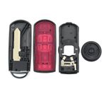 Auto si Moto - Electronice auto - Accesorii electronice auto - Carcasa Cheie Auto Techstar®, Compatibila Mazda 2, 3, 5, 6, CX-3, CX-5, CX-7, CX-9, Lamela Canelura Dreapta, 3 butoane - Infinity.ro