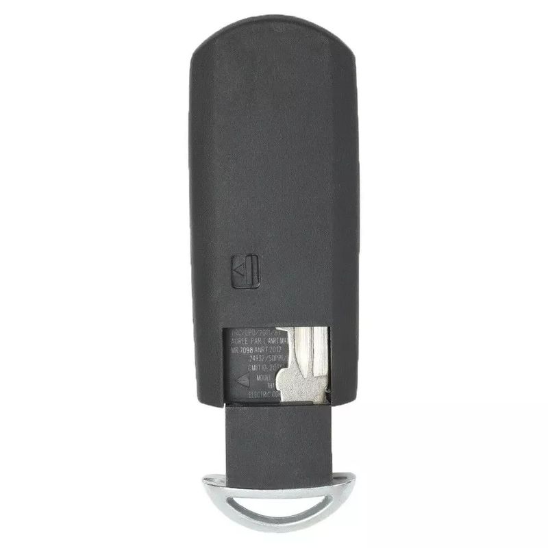 Auto si Moto - Electronice auto - Accesorii electronice auto - Carcasa Cheie Auto Techstar®, Compatibila Mazda 2, 3, 5, 6, CX-3, CX-5, CX-7, CX-9, Lamela Canelura Dreapta, 3 butoane - Infinity.ro