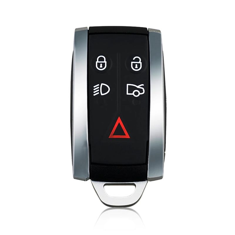 Auto si Moto - Electronice auto - Accesorii electronice auto - Carcasa Cheie Auto Jaguar cu 5 butoane, Compatibila modelele Jaguar XF, XFR, XK, XKR, X-Type, S-Type, 2006-2015 - Infinity.ro