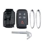 Auto si Moto - Electronice auto - Accesorii electronice auto - Carcasa Cheie Auto Jaguar cu 5 butoane, Compatibila modelele Jaguar XF, XFR, XK, XKR, X-Type, S-Type, 2006-2015 - Infinity.ro