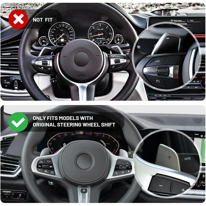 Auto si Moto - Piese auto si accesorii - Piese auto - Tuning - Set Extensii Padele Volan Schimbator Viteze, Compatibile cu BMW 3 Seria G20, 5 Seria G30, 6 Seria G32, 7 Seria G11 - Infinity.ro