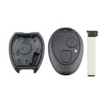Auto si Moto - Electronice auto - Accesorii electronice auto - Carcasa Cheie Auto Techstar® LandRover Discovery, Rover 75, Mini Copper, BMW Z3, Z4, X3, X5, e46, e39, 2 Butoane, HU92 - Infinity.ro