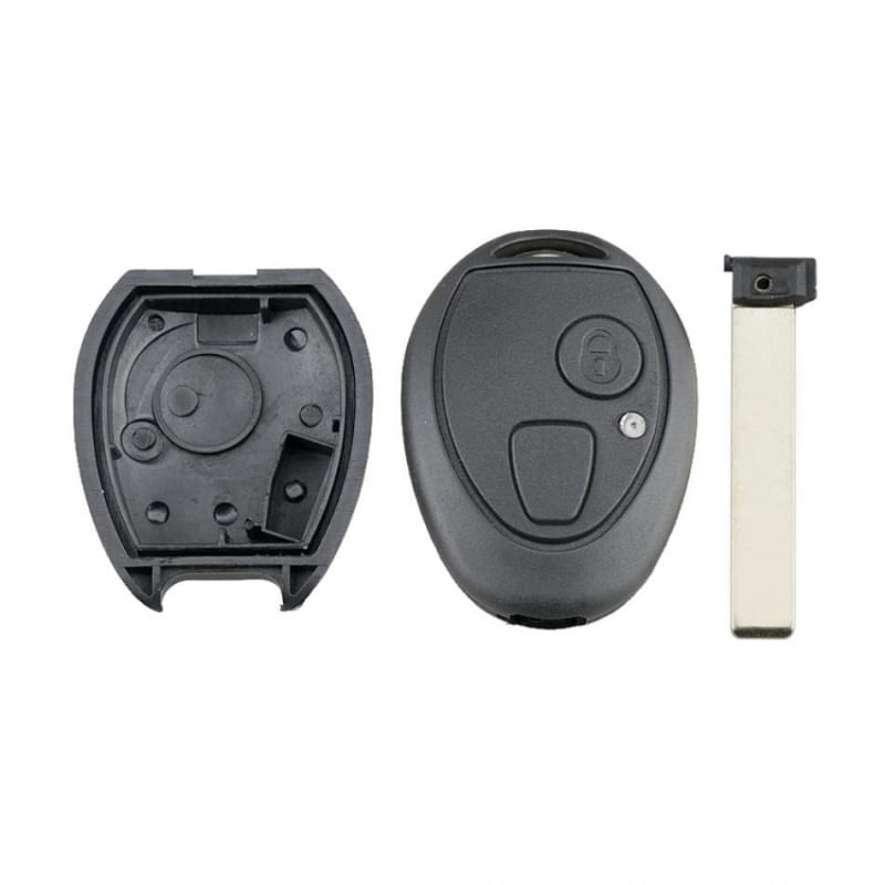 Auto si Moto - Electronice auto - Accesorii electronice auto - Carcasa Cheie Auto Techstar® LandRover Discovery, Rover 75, Mini Copper, BMW Z3, Z4, X3, X5, e46, e39, 2 Butoane, HU92 - Infinity.ro