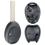 Auto si Moto - Electronice auto - Accesorii electronice auto - Carcasa Cheie Auto Techstar® LandRover Discovery, Rover 75, Mini Copper, BMW Z3, Z4, X3, X5, e46, e39, 2 Butoane, HU92 - Infinity.ro