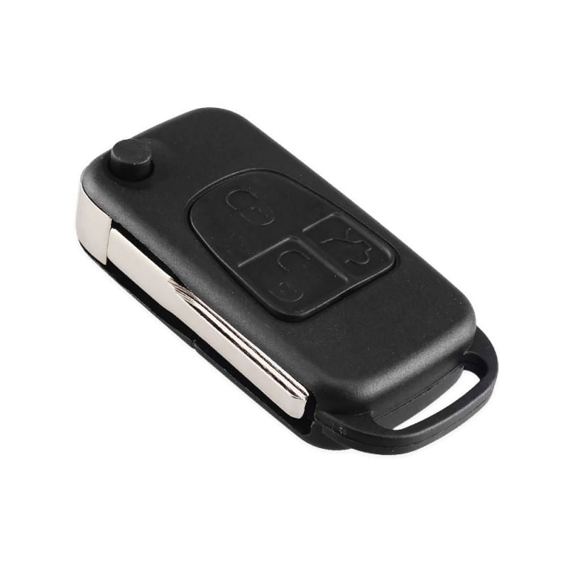 Auto si Moto - Electronice auto - Accesorii electronice auto - Carcasa Cheie Auto Techstar® Mercedes A, C, E, CLK, ML, SLK, CL, SL,, AMG, S Class, 3 Butoane, HU64 - Infinity.ro