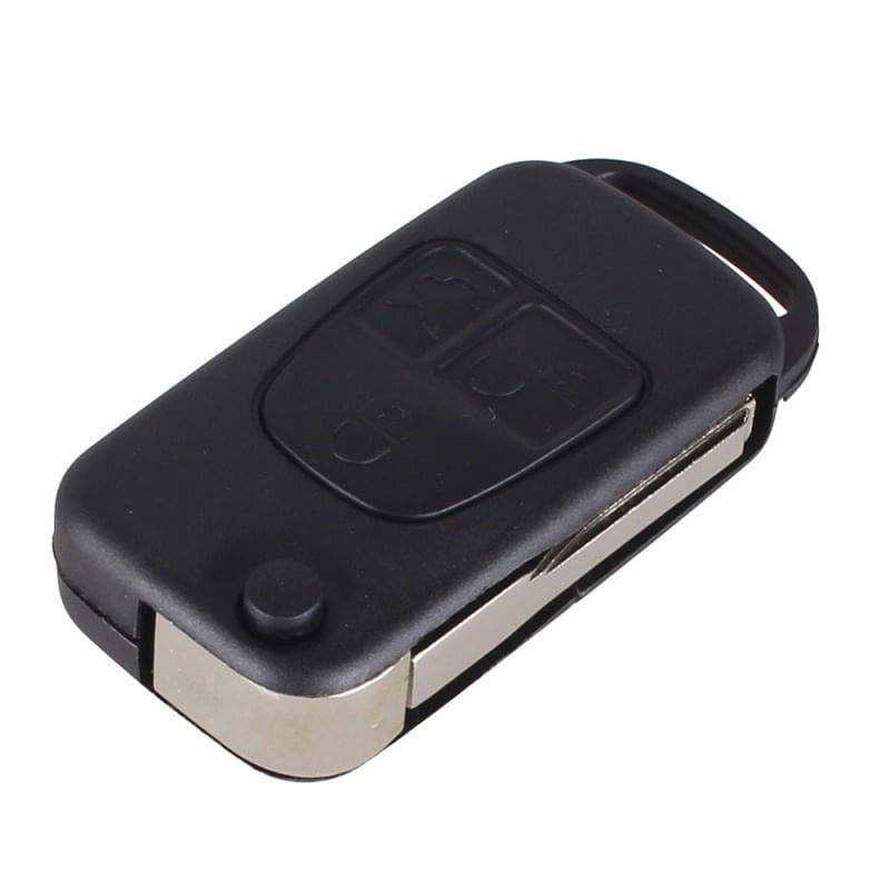 Auto si Moto - Electronice auto - Accesorii electronice auto - Carcasa Cheie Auto Techstar® Mercedes A, C, E, CLK, ML, SLK, CL, SL,, AMG, S Class, 3 Butoane, HU64 - Infinity.ro