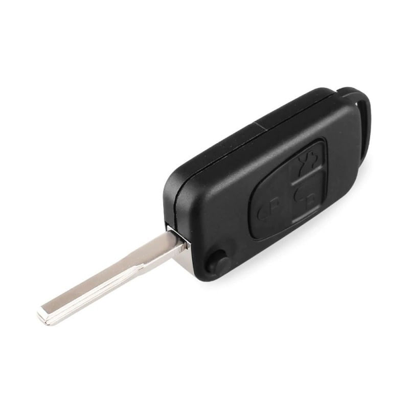 Auto si Moto - Electronice auto - Accesorii electronice auto - Carcasa Cheie Auto Techstar® Mercedes A, C, E, CLK, ML, SLK, CL, SL,, AMG, S Class, 3 Butoane, HU64 - Infinity.ro