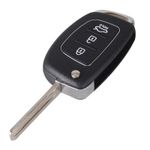 Auto si Moto - Electronice auto - Accesorii electronice auto - Carcasa Cheie Auto Techstar® Hyundai, Santa FE, IX25, IX35, IX45, 3 Butoane, TOY40 - Infinity.ro