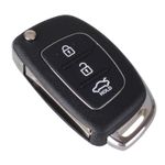 Auto si Moto - Electronice auto - Accesorii electronice auto - Carcasa Cheie Auto Techstar® Hyundai, Santa FE, IX25, IX35, IX45, 3 Butoane, TOY40 - Infinity.ro
