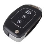 Auto si Moto - Electronice auto - Accesorii electronice auto - Carcasa Cheie Auto Techstar® Hyundai, Santa FE, IX25, IX35, IX45, 3 Butoane, TOY40 - Infinity.ro