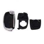 Auto si Moto - Electronice auto - Accesorii electronice auto - Carcasa Cheie Auto Techstar® Hyundai, Santa FE, IX25, IX35, IX45, 3 Butoane, TOY40 - Infinity.ro