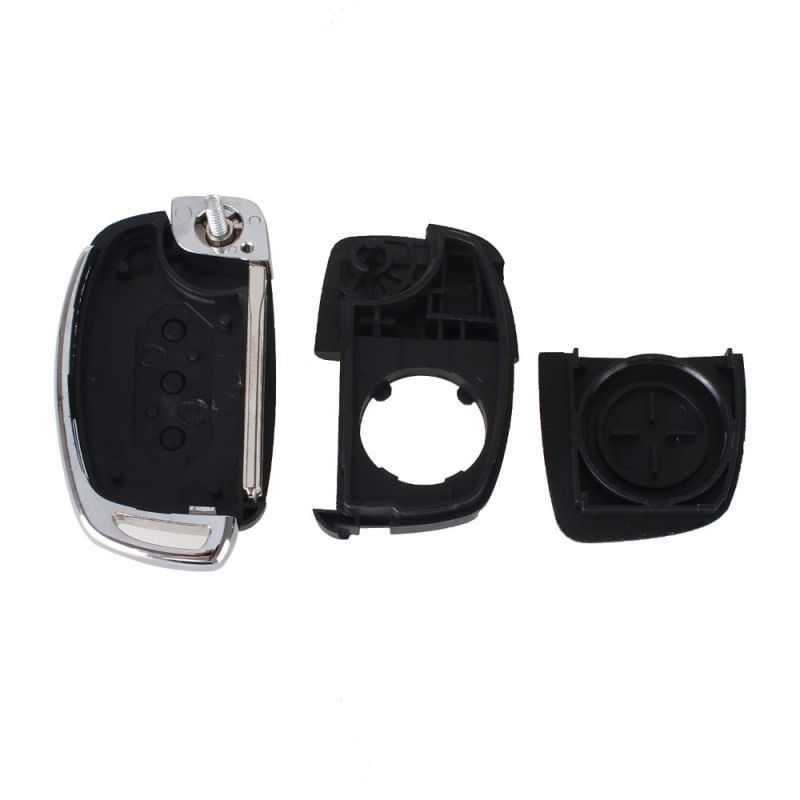 Auto si Moto - Electronice auto - Accesorii electronice auto - Carcasa Cheie Auto Techstar® Hyundai, Santa FE, IX25, IX35, IX45, 3 Butoane, TOY40 - Infinity.ro
