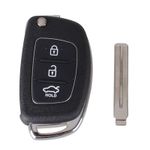 Auto si Moto - Electronice auto - Accesorii electronice auto - Carcasa Cheie Auto Techstar® Hyundai, Santa FE, IX25, IX35, IX45, 3 Butoane, TOY40 - Infinity.ro