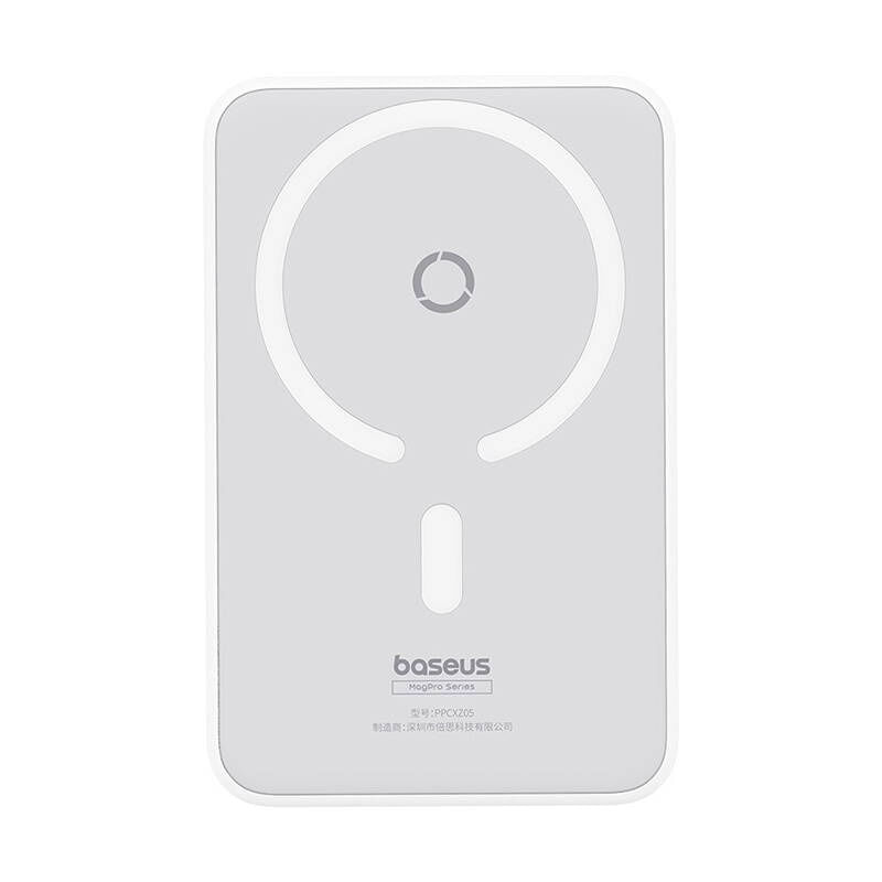 Laptop, Telefoane si Tablete - Telefoane mobile si accesorii - Accesorii Telefoane - Baterii externe - Baterie Externa Magsafe 5000mAh, 20W - Baseus PPCXZ05 (P10064101223-00) - Alb - Infinity.ro