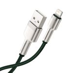 Laptop, Telefoane si Tablete - Telefoane mobile si accesorii - Accesorii Telefoane - Cabluri si adaptoare telefoane - Cablu de Date USB la Lightning 2.4A, 2m - Baseus Cafule (CALJK-B06) - Verde - Infinity.ro
