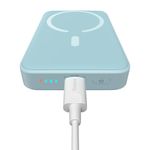 Laptop, Telefoane si Tablete - Telefoane mobile si accesorii - Accesorii Telefoane - Baterii externe - Baterie Externa USB-C, MagSafe, 10000mAh, 20W - Baseus Magnetic Mini (PPCX110103) - Bleu - Infinity.ro