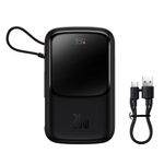 Laptop, Telefoane si Tablete - Telefoane mobile si accesorii - Accesorii Telefoane - Baterii externe - Baterie Externa 2x Lightning, Type-C, USB, 20000mAh, 20W - Baseus Qpow Pro (PPQD040001) - Negru - Infinity.ro
