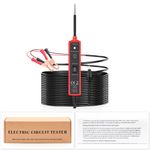 Auto si Moto - Reparatii si depanare - Scule auto - Testere si multimetre - Tester Multifunctional Techstar® Portabil pentru Circuite Auto 6V-24V DC cu Cablu de 5 metri, Protectie la Suprasarcina - Infinity.ro