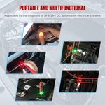 Auto si Moto - Reparatii si depanare - Scule auto - Testere si multimetre - Tester Multifunctional Techstar® Portabil pentru Circuite Auto 6V-24V DC cu Cablu de 5 metri, Protectie la Suprasarcina - Infinity.ro