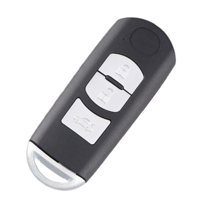 Auto si Moto - Electronice auto - Accesorii electronice auto - Carcasa cheie auto Techstar, pentru Mazda, cu 3 butoane, compatibila cu modelele Mazda 6 CX-5 CX-3 2014-2015, lamela - Infinity.ro