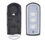 Auto si Moto - Electronice auto - Accesorii electronice auto - Carcasa cheie auto Techstar, pentru Mazda, cu 3 butoane, compatibila cu modelele Mazda 6 CX-5 CX-3 2014-2015, lamela - Infinity.ro