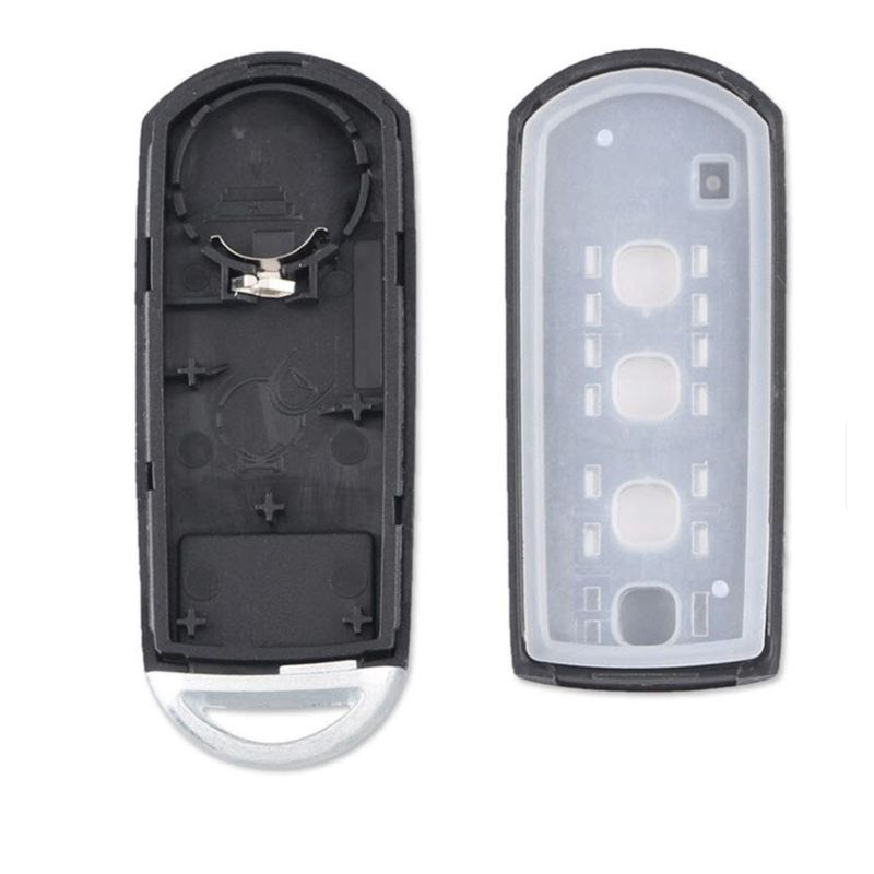 Auto si Moto - Electronice auto - Accesorii electronice auto - Carcasa cheie auto Techstar, pentru Mazda, cu 3 butoane, compatibila cu modelele Mazda 6 CX-5 CX-3 2014-2015, lamela - Infinity.ro