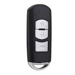 Auto si Moto - Electronice auto - Accesorii electronice auto - Carcasa cheie auto Techstar, pentru Mazda, cu 3 butoane, compatibila cu modelele Mazda 6 CX-5 CX-3 2014-2015, lamela - Infinity.ro