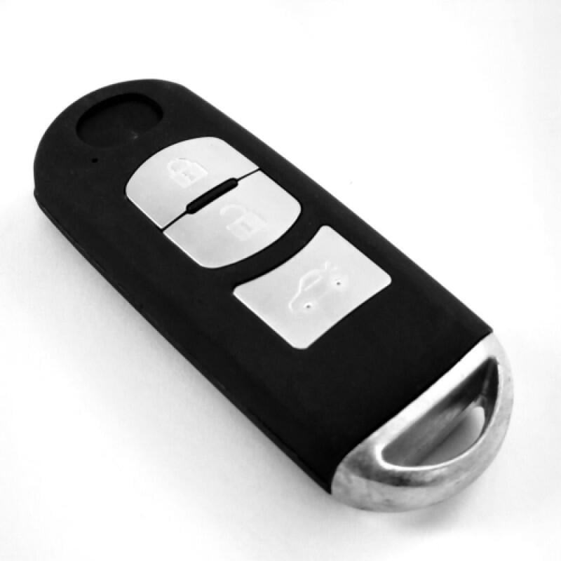 Auto si Moto - Electronice auto - Accesorii electronice auto - Carcasa cheie auto Techstar, pentru Mazda, cu 3 butoane, compatibila cu modelele Mazda 6 CX-5 CX-3 2014-2015, lamela - Infinity.ro
