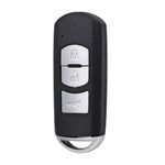 Auto si Moto - Electronice auto - Accesorii electronice auto - Carcasa cheie auto Techstar, pentru Mazda, cu 3 butoane, compatibila cu modelele Mazda 6 CX-5 CX-3 2014-2015, lamela - Infinity.ro