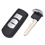 Auto si Moto - Electronice auto - Accesorii electronice auto - Carcasa cheie auto Techstar, pentru Mazda, cu 3 butoane, compatibila cu modelele Mazda 6 CX-5 CX-3 2014-2015, lamela - Infinity.ro
