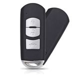 Auto si Moto - Electronice auto - Accesorii electronice auto - Carcasa cheie auto Techstar, pentru Mazda, cu 3 butoane, compatibila cu modelele Mazda 6 CX-5 CX-3 2014-2015, lamela - Infinity.ro
