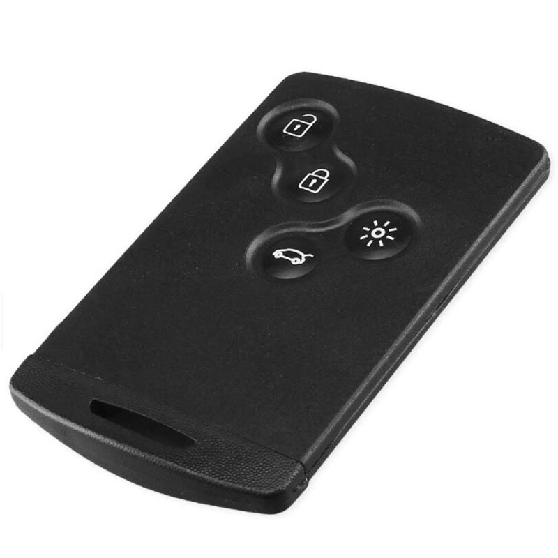 Auto si Moto - Electronice auto - Accesorii electronice auto - Carcasa Cheie Smartcard, 4 Butoane, Techstar, Compatibila cu Renault Megane III, Scenic, Laguna III, Clio, Captur - Infinity.ro
