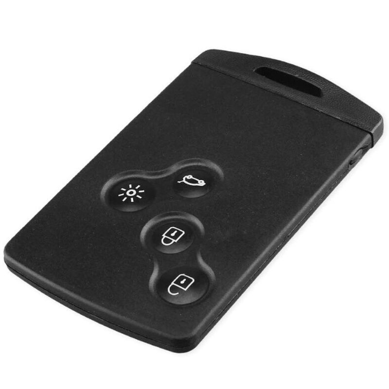 Auto si Moto - Electronice auto - Accesorii electronice auto - Carcasa Cheie Smartcard, 4 Butoane, Techstar, Compatibila cu Renault Megane III, Scenic, Laguna III, Clio, Captur - Infinity.ro